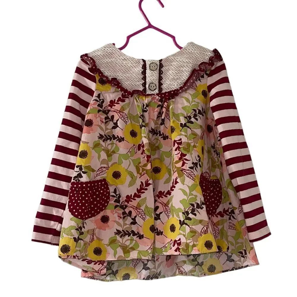 💜 Counting Daisies - long sleeve top size 4